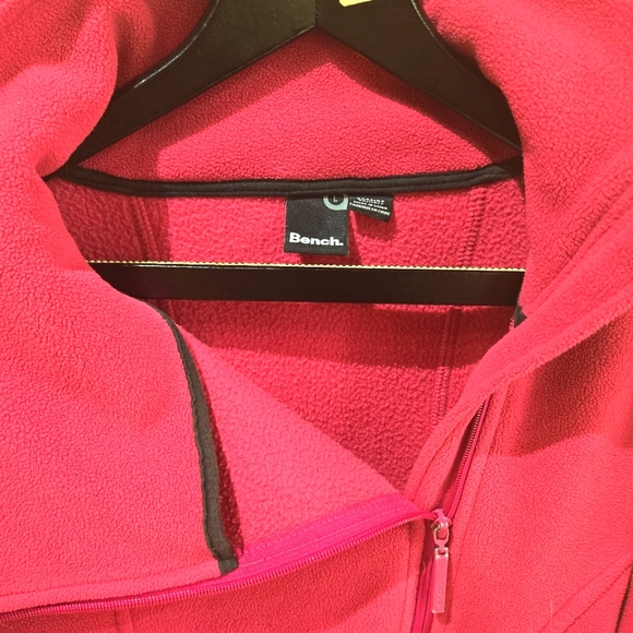 Bench zipper sweater pink size large - Picture 3 of 5
